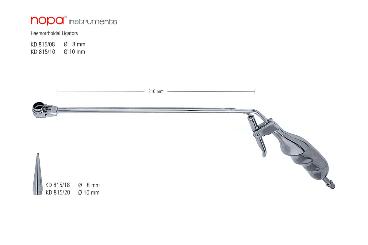 Геморроидальный вакуумный лигатор NOPA KD 815/10