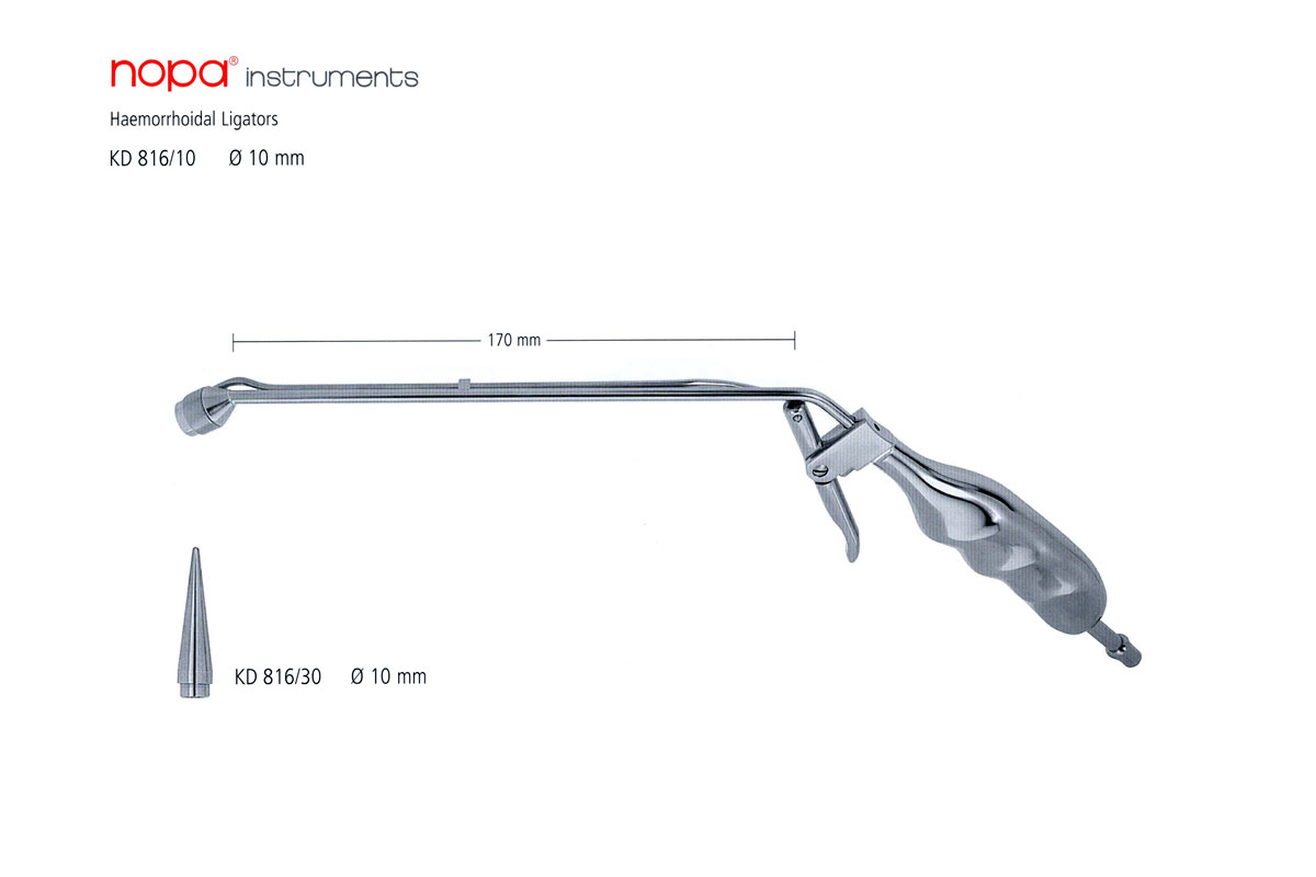 Геморроидальный вакуумный лигатор NOPA KD 816/10