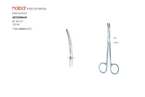 AC 101/14 Ножницы рассекающие изогнутые METZENBAUM Fig.1 14,5 см