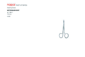 AC 108/11 Ножницы рассекающие прямые METZENBAUM-BABY 11,5 см