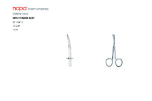 AC 109/11 Ножницы рассекающие изогнутые METZENBAUM-BABY 11,5 см