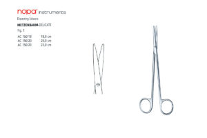 AC 150/18 Ножницы рассекающие прямые METZENBAUM-DELICATE Fig.1