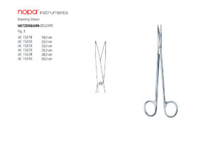 AC 152/18 Ножницы рассекающие прямые METZENBAUM-DELICATE Fig.3